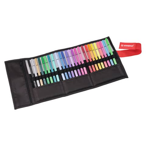 Pennarelli Stabilo Pen 68 arty - tratto 1 mm - colori assortiti Rollerset 25 pezzi - 6825-071-20